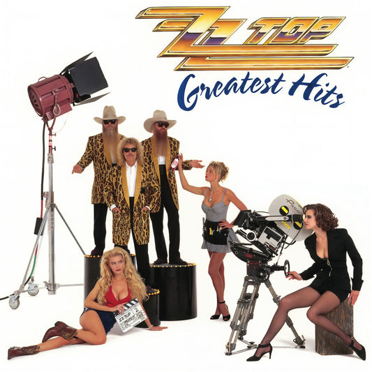 the album cover for ZZ Top - Greatest Hits (Sft)