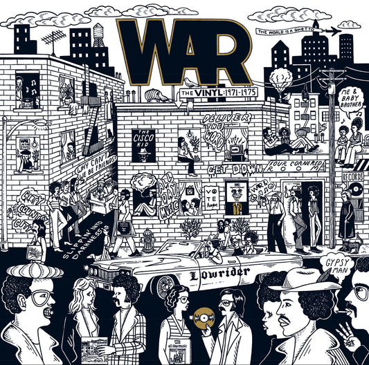 the album cover for War - Vinyl: 1971-1975