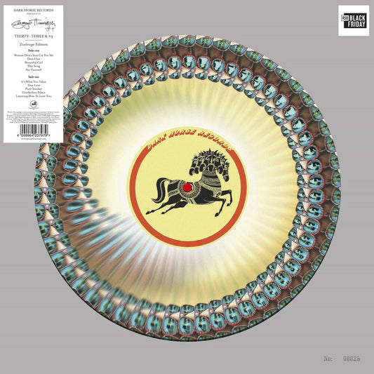 the album cover for George Harrison - Thirty Three & 1/3 (Zoetrope) [RSD BF 2026]