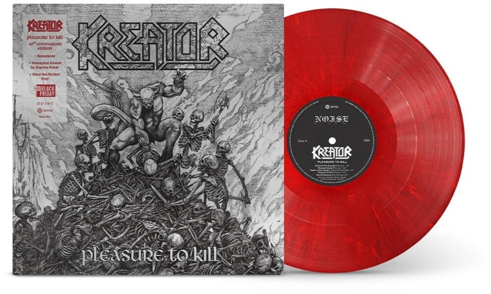 the album cover for Kreator - Pleasure to Kill (40th Anniversary) [RSD BF 2026]