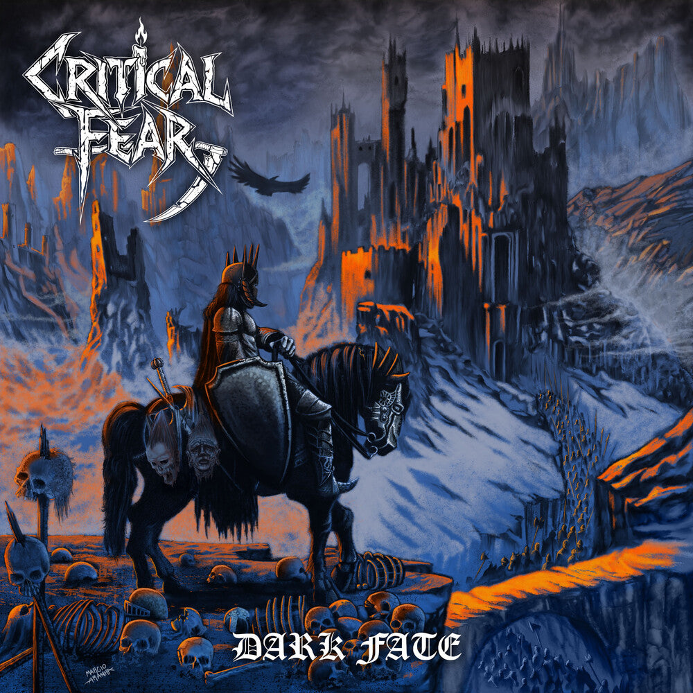 the album cover for Critical Fear - Dark Fate