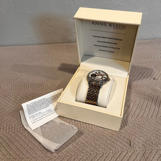 Anne Klein Women’s Automatic Watch Two Tone Mother of Pearl Dial - 12/2339MPRT Used