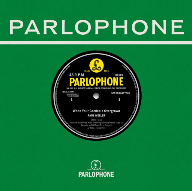 WELLER,PAUL - WHEN YOUR GARDENS OVERGROWN / BOY ABOUT TOWN