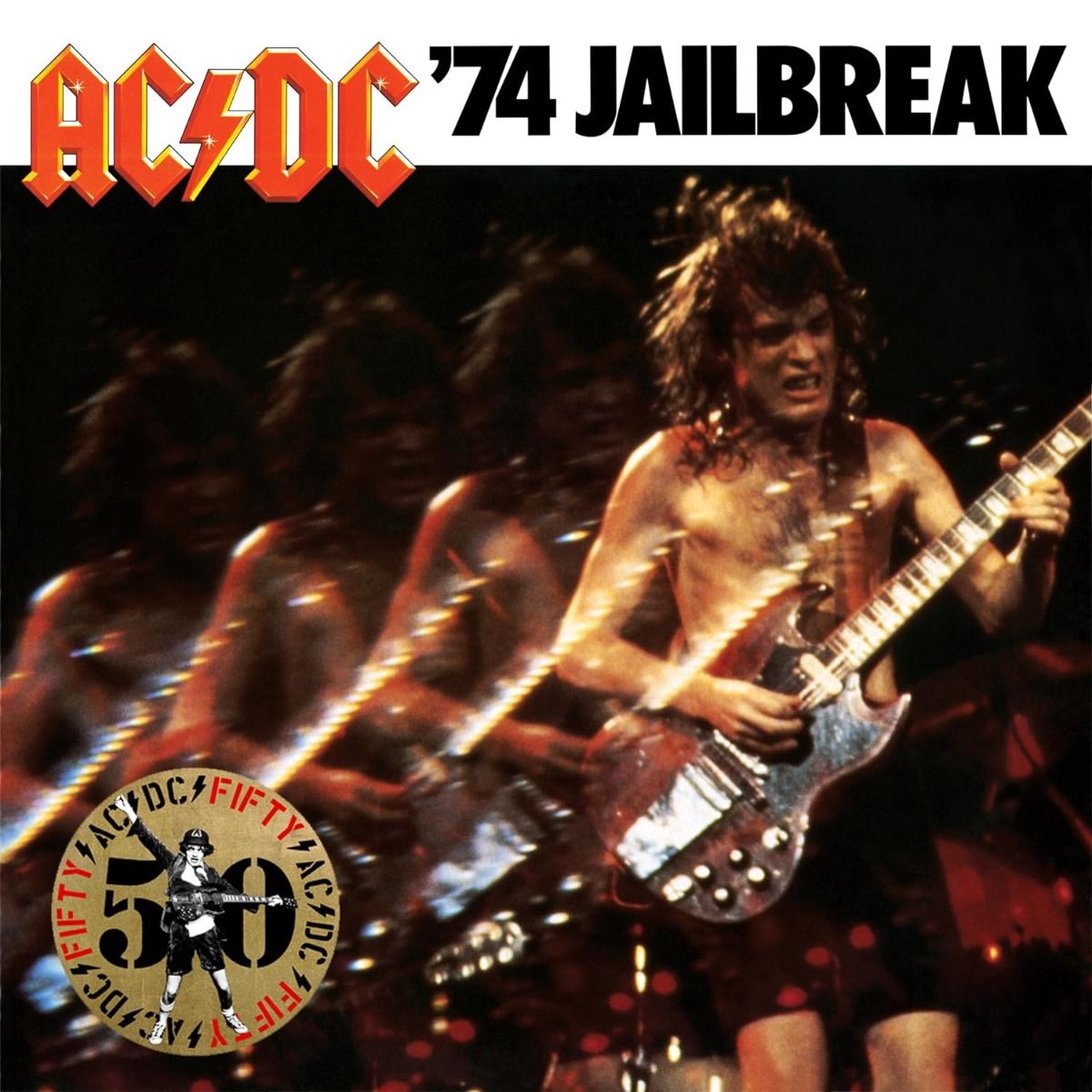 AC/DC - 74 Jailbreak - 50th Anniversary Gold Vinyl Limited Edition