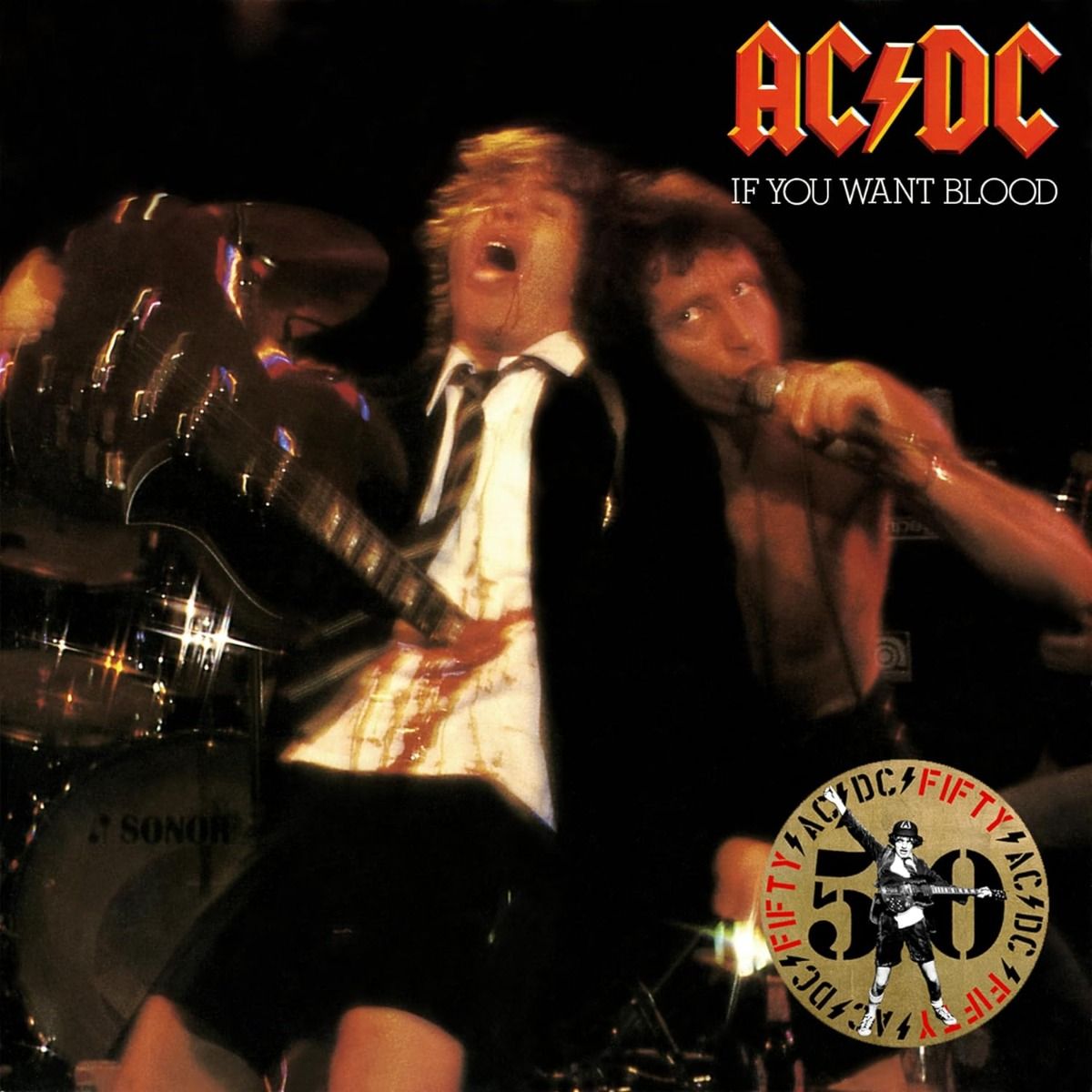 AC/DC - If You Want Blood You've Got It - 50th Anniversary Gold Vinyl Limited Edition