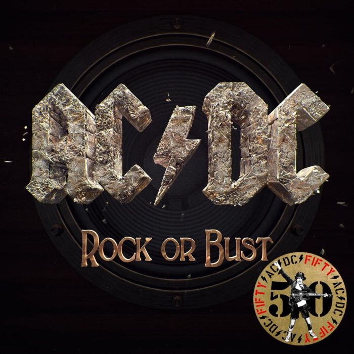 AC/DC - Rock Or Bust - 50th Anniversary Gold Vinyl Limited Edition