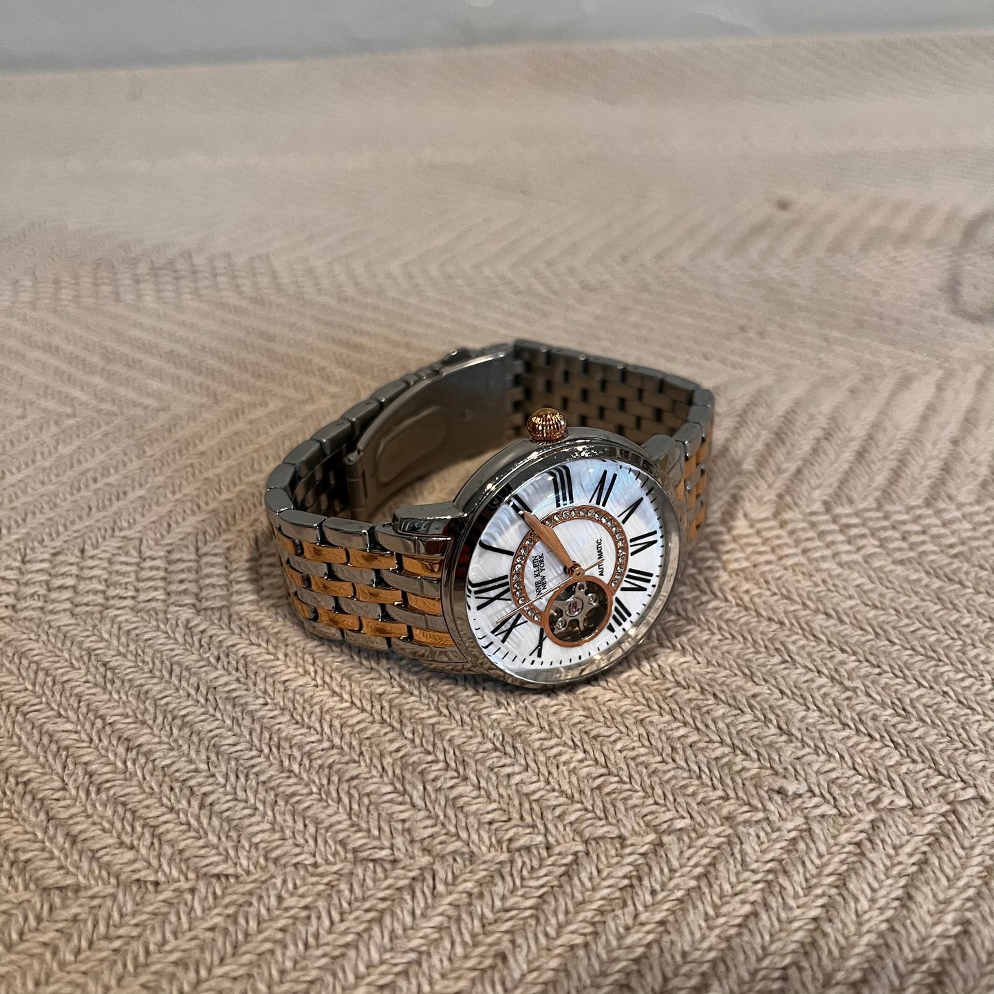 Anne Klein Women’s Automatic Watch Two Tone Mother of Pearl Dial - 12/2339MPRT Used