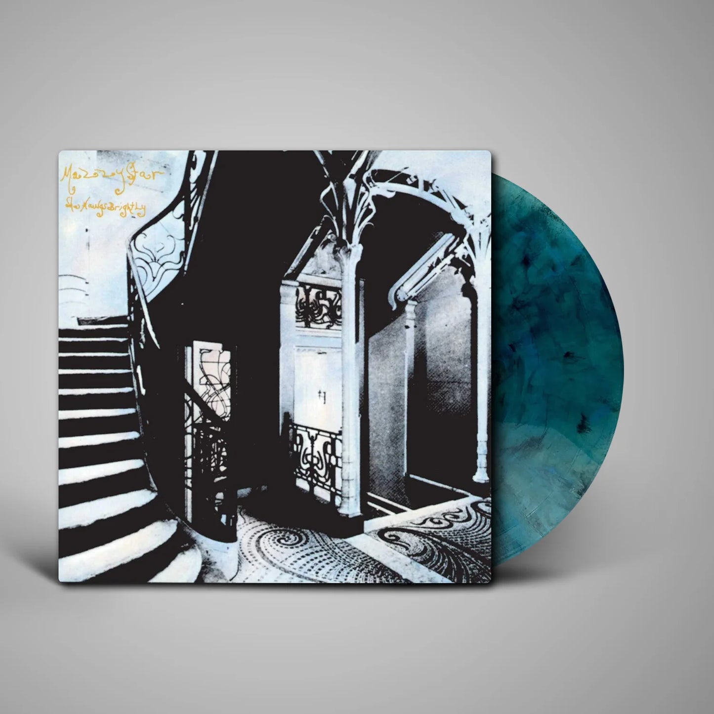 "She Hangs Brightly (IEX)" - (Indie Exclusive, Colored Vinyl, Aqua, LP) - Mazzy Star