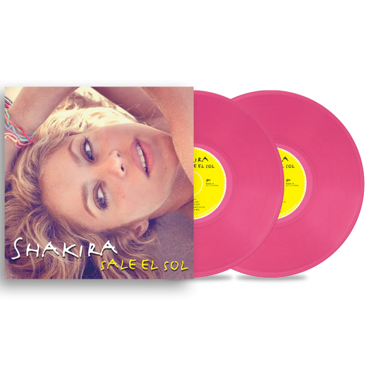 PRE ORDER: "Sale El Sol" - (Colored Vinyl, Pink, 180 Gram Vinyl, Gatefold LP Jacket, 2 LP) - Shakira