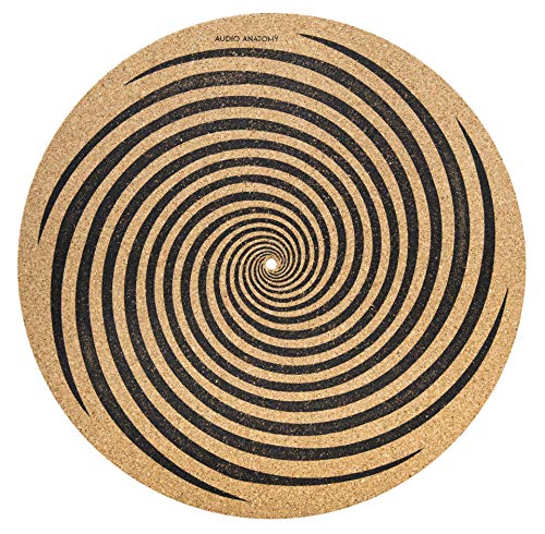 SPIRAL SLIPMAT CORK - DIAMETER: 295 MM - THICKNESS: 3MM - AUDIO ANATOMY