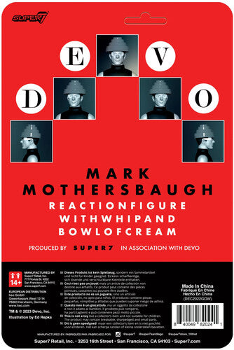 Super7 - Devo ReAction Figure Wave 1 - Whip It Mark Mothersbaugh (Collectible, Figure, Action Figure)
