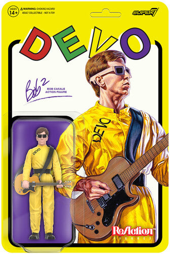 Super7 - Devo - ReAction Figure Wv 2 - Bob Casale (Satisfaction) (Collectible, Figure, Action Figure)
