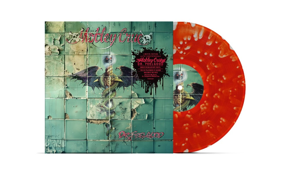 PRE ORDER: "Dr Feelgood (35th Anniversary)" - (Indie Exclusive, Clear Red Colored Vinyl) - Motley Crue