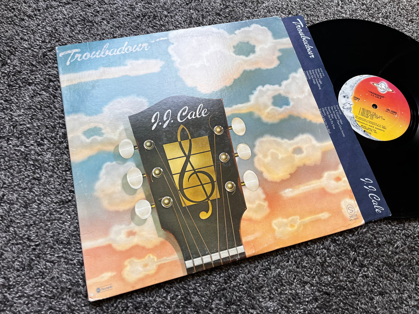 Troubadour - J.J. Cale Vinyl ABC Records SRL-52002 Used Vinyl 1976 VG+/EX