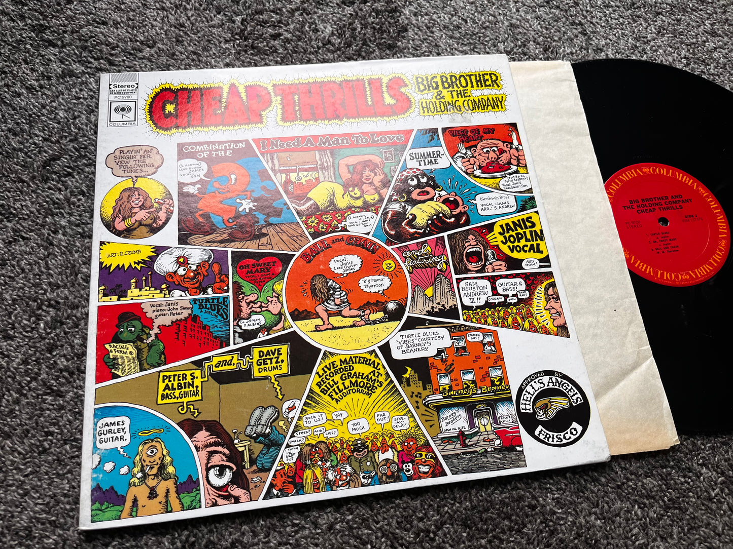 Cheap Thrills - Big Brother & The Holding Company Stereo PC 9700 VG+