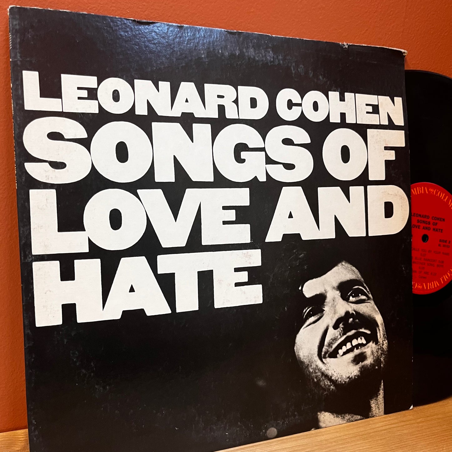 Songs of Love and Hate - Leonard Cohen Used Vinyl C 30103 Columbia VG+