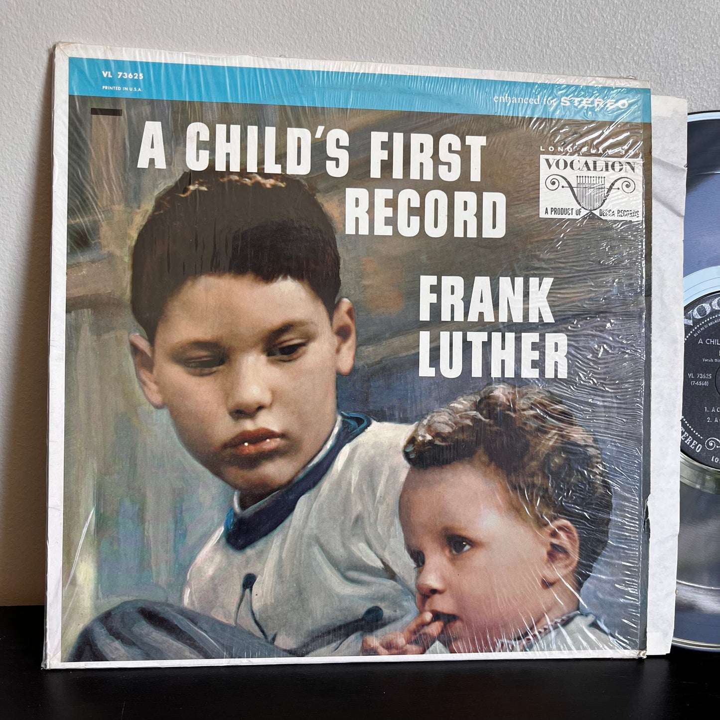 A Child's First Record - Frank Luther LP VL 73625 STEREO Used Vinyl NM