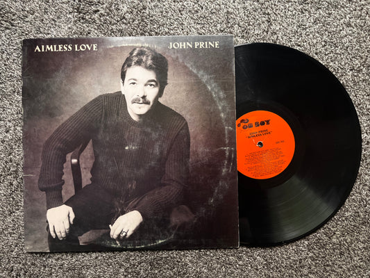 Aimless Love - John Prine Vinyl OBR 002 Used G+