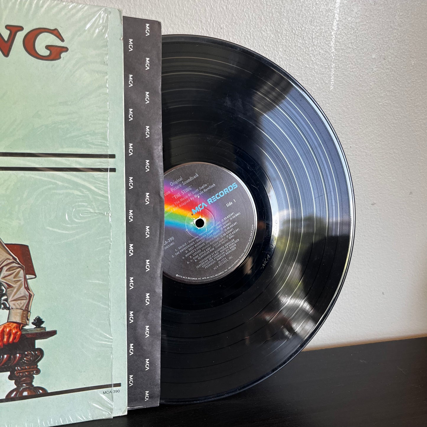 "The Sting" Scott Joplin Used Vinyl VG++ Condition MCA-390 Original Plastic Wrap