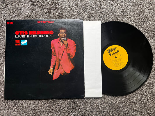 Otis Redding Live In Europe Vinyl VOLT S-416 STEREO 1967 VG+