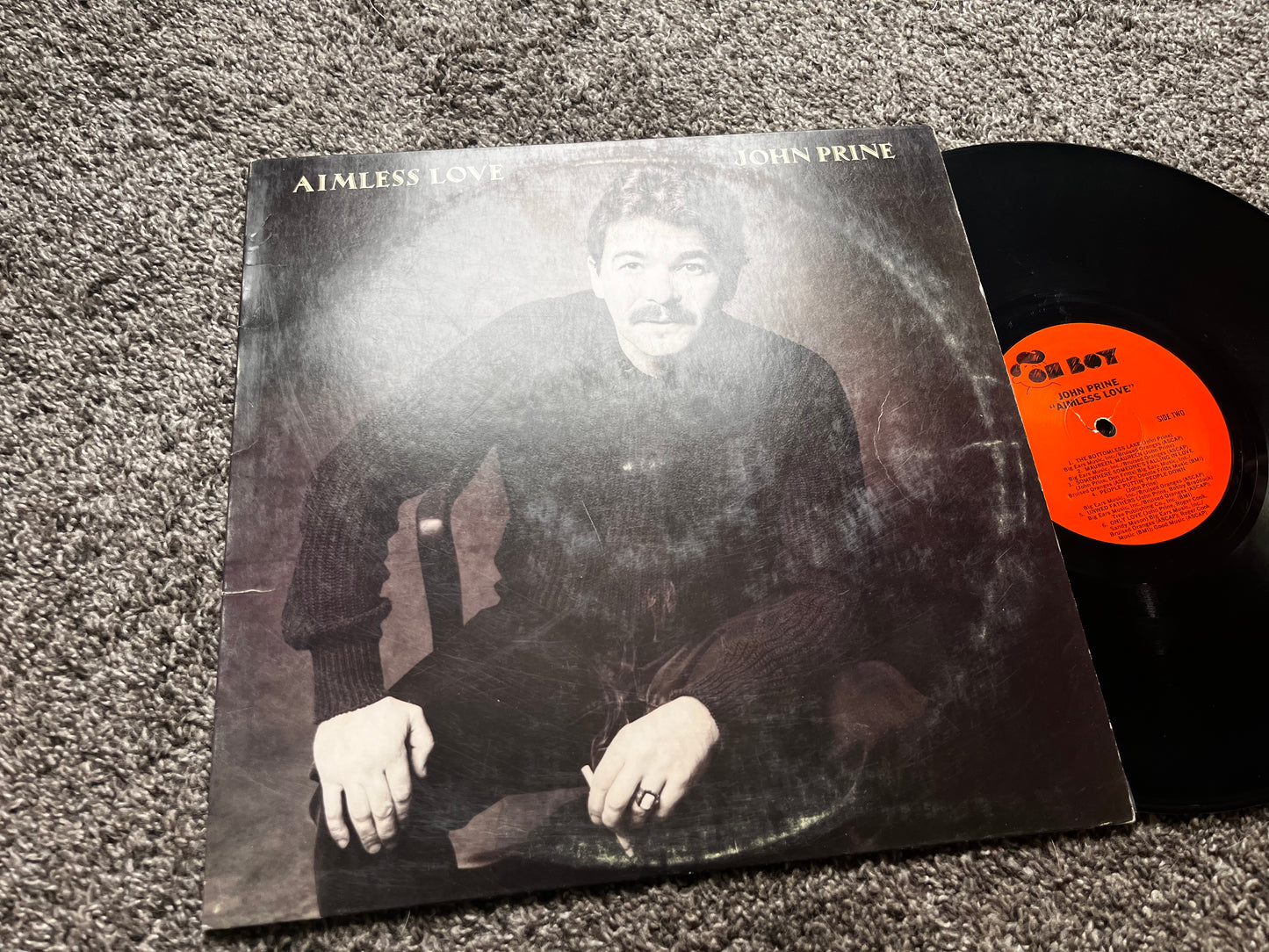 Aimless Love - John Prine Vinyl OBR 002 Used G+