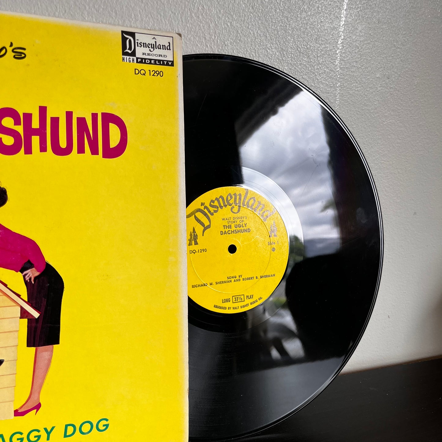 Walt Disney's Story Of The Ugly Dachshund Used Vinyl DQ-1290 VG+