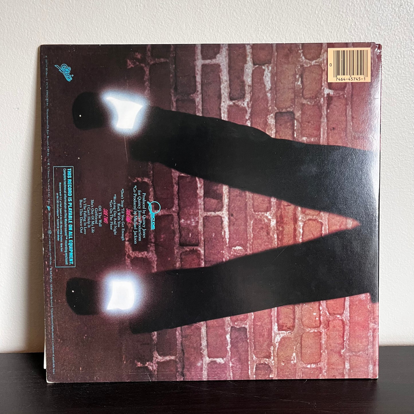 Off The Wall - Michael Jackson 1980 Half-Speed Mastered HAL 45745 Epic Used VG Vinyl
