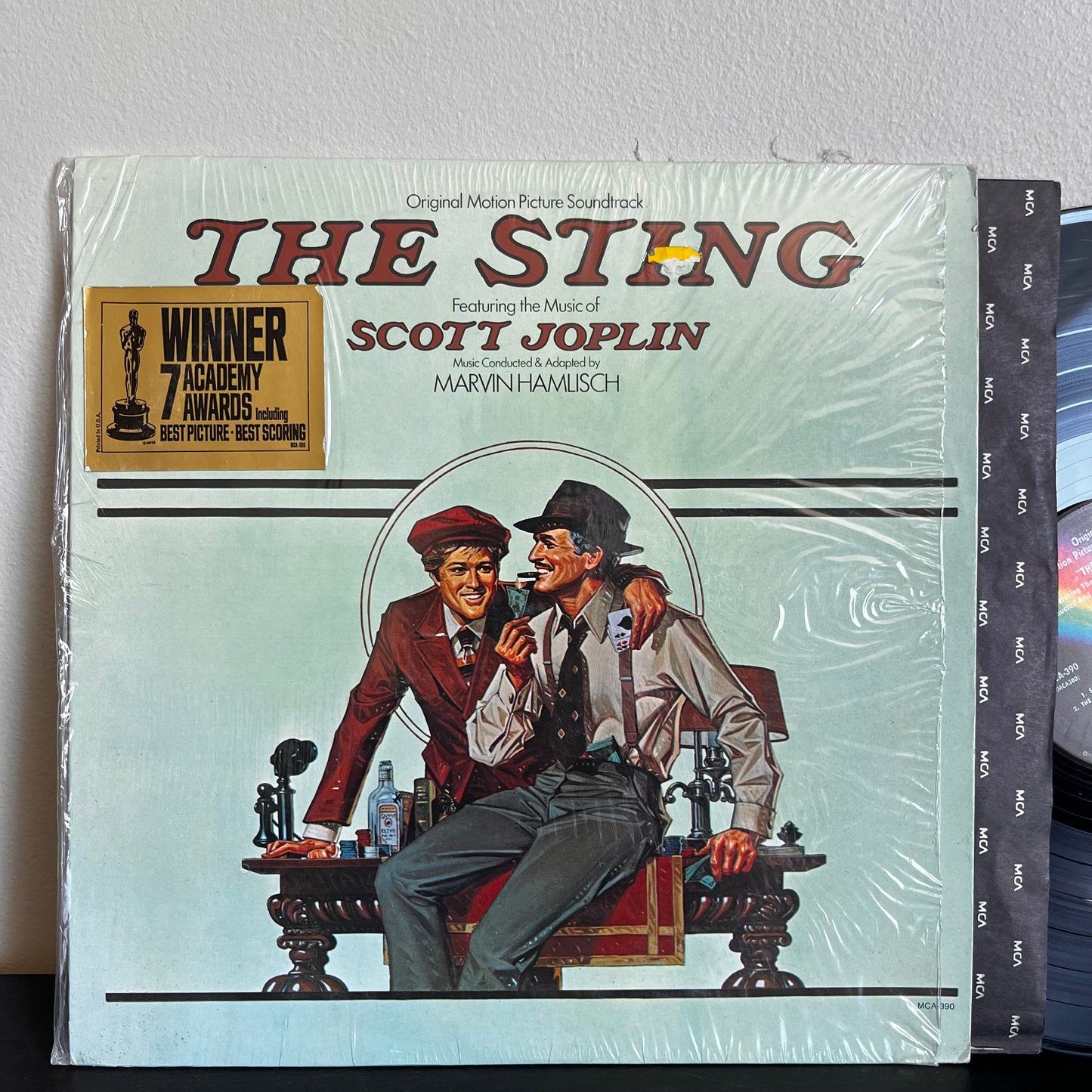 "The Sting" Scott Joplin Used Vinyl VG++ Condition MCA-390 Original Plastic Wrap