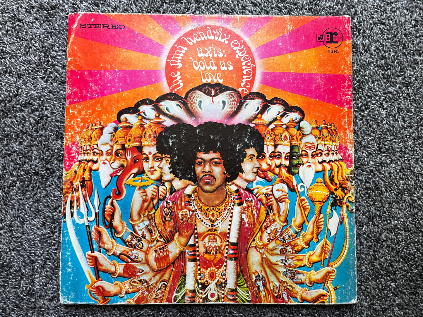 The Jimi Hendrix Experience - Axis: Bold As Love STEREO 6281 1968 Terre Haute Pressing Used Good