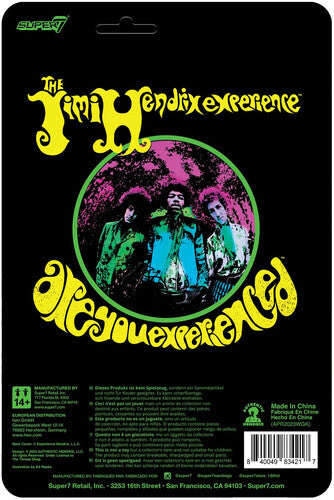 Super7 - Jimi Hendrix ReAction - Jimi Hendrix (Blacklight) [Are You Experienced] (Collectible, Figure, Action Figure)