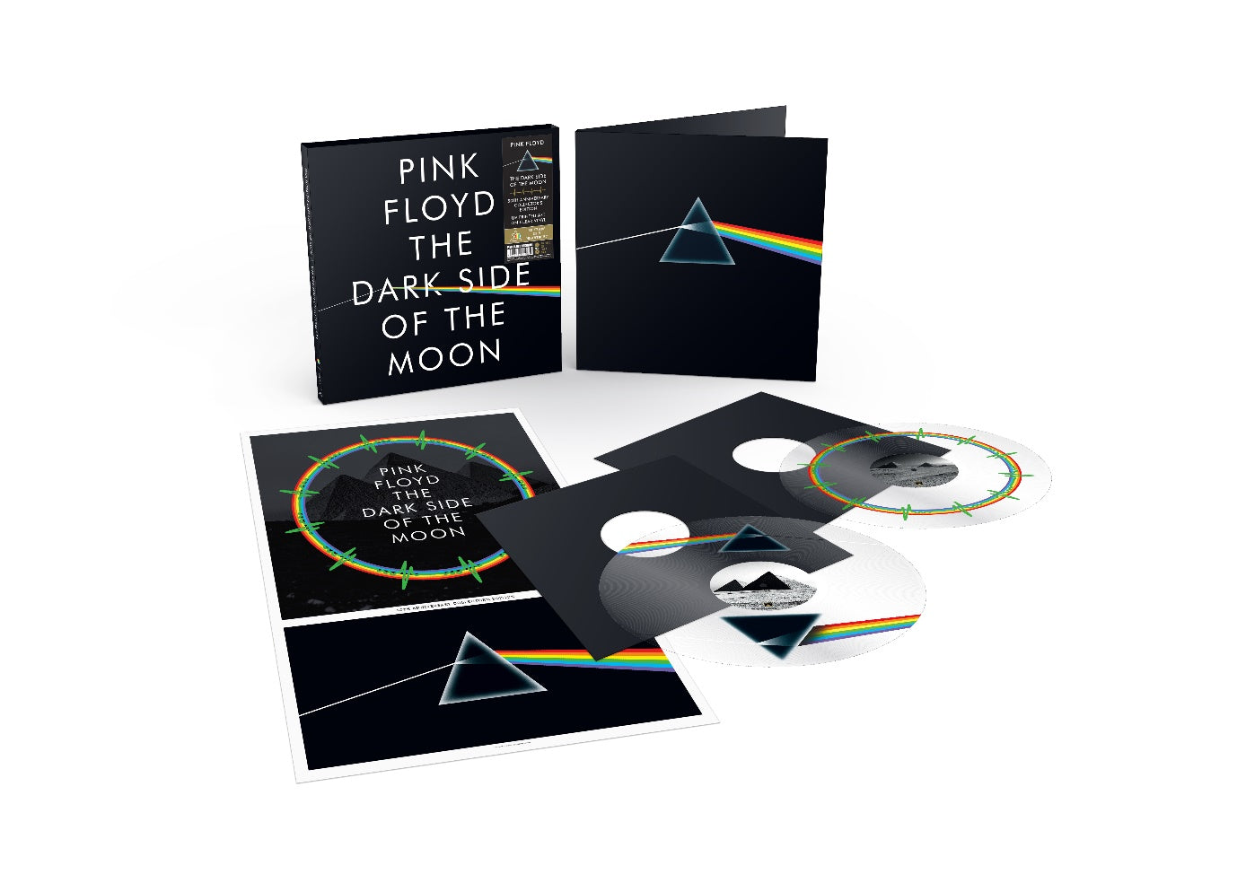 The Dark Side Of The Moon (50th Anniversary) (2023 Remastered) (2LP UV Printed Clear Vinyl Collector's Edition) (2 Lp's)