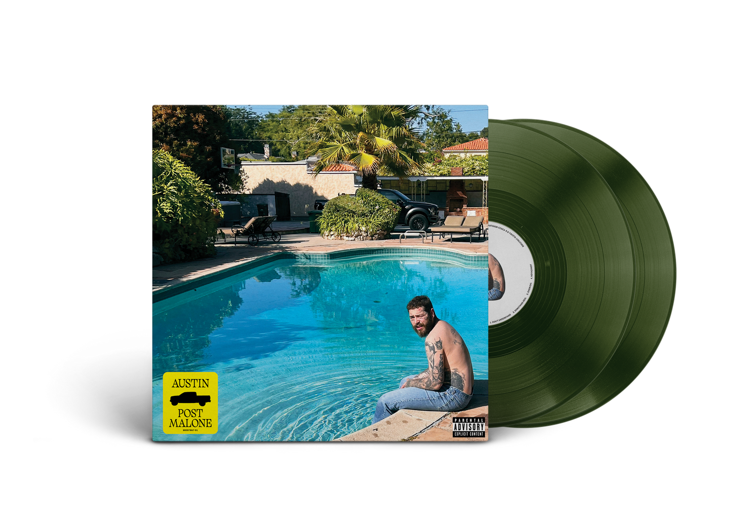 Austin [2 LP][Forest Green] - Post Malone Vinyl
