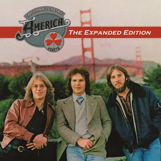 America — Hearts-50th Anniversary (Translucent Red Vinyl/Bonus Tracks) (Vinyl LP) - RSD Black Friday 2025