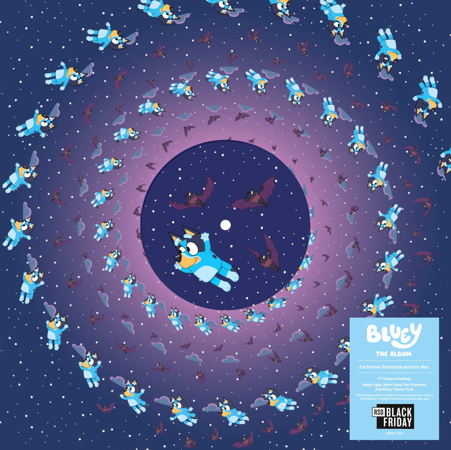 Bluey — Bluey the Album - 5th Birthday Zoetrope Edition (Vinyl LP) - RSD Black Friday 2025