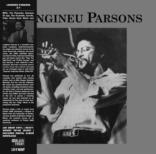 Longineu Parsons — Longineu Parsons (Vinyl LP) - RSD Black Friday 2025