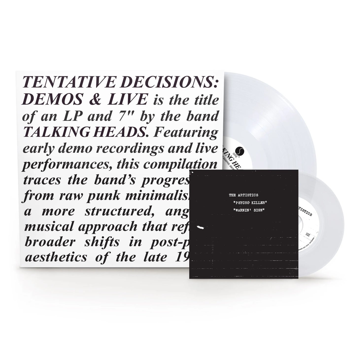 Talking Heads — Tentative Decisions: 1974-1976 (Vinyl LP w/7") - RSD Black Friday 2025