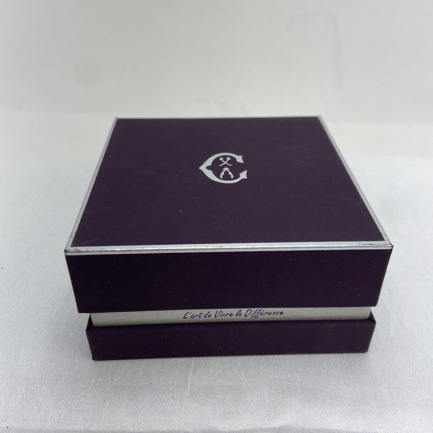 Charriol 04-102-00142-1M Silver Gold Ring Bangle Celtic Used Size Unknown W/ Box