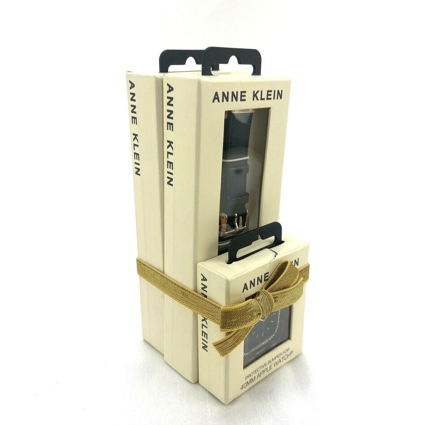 Anne Klein WK/30043840 Madison Collection Ladies Apple Watch Band Set 40mm New Open Boxes