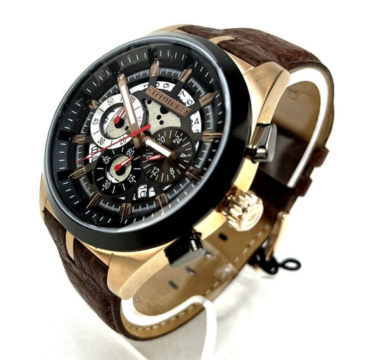 Cerruti CRA28304 Veliero Sport Classic Chronograph Men's Watch New Box Damage