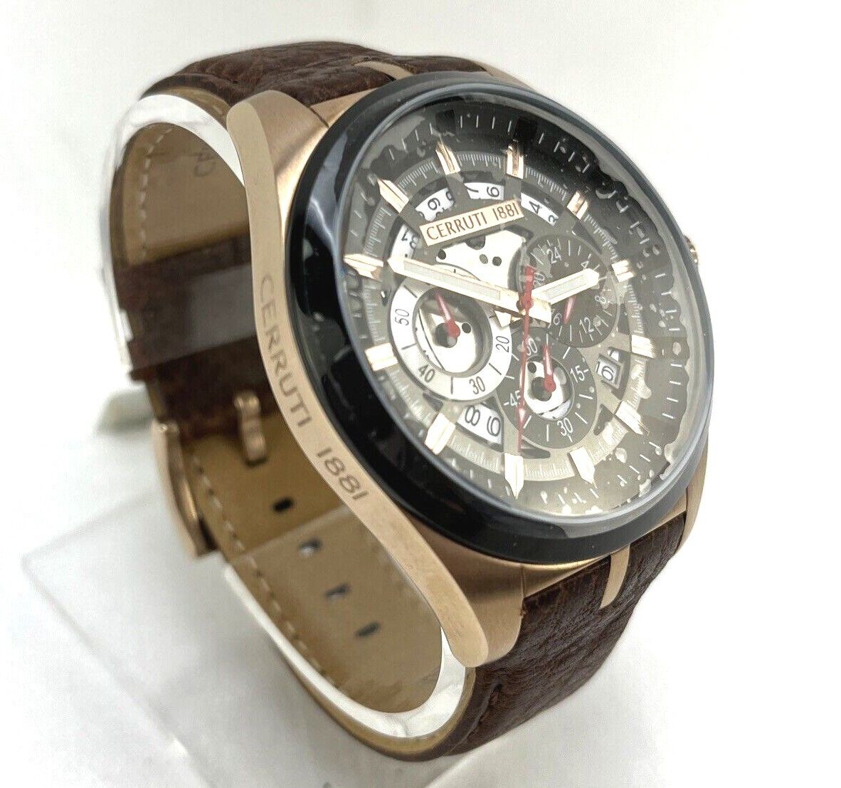 Cerruti CRA28304 Veliero Sport Classic Chronograph Men's Watch New Box Damage