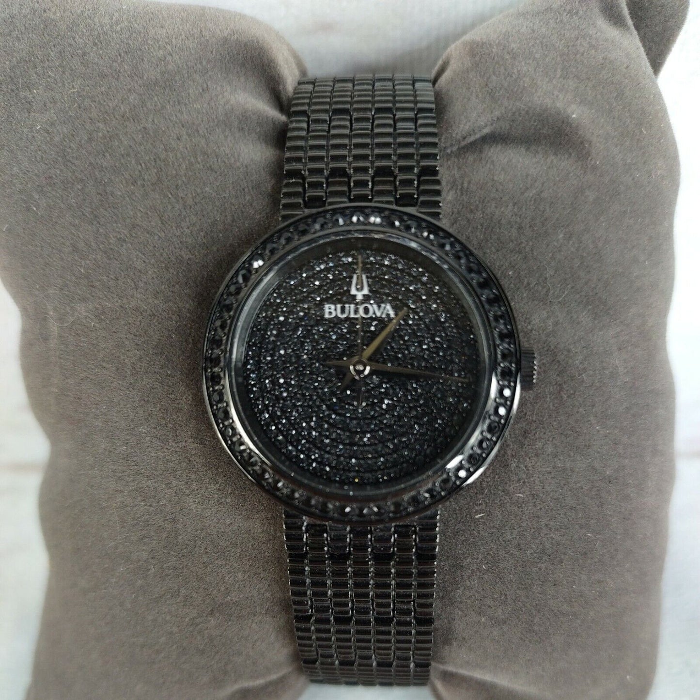 Bulova 98L279 Crystal Phantom Stainless Steel Women's Watch New With Tags/Box