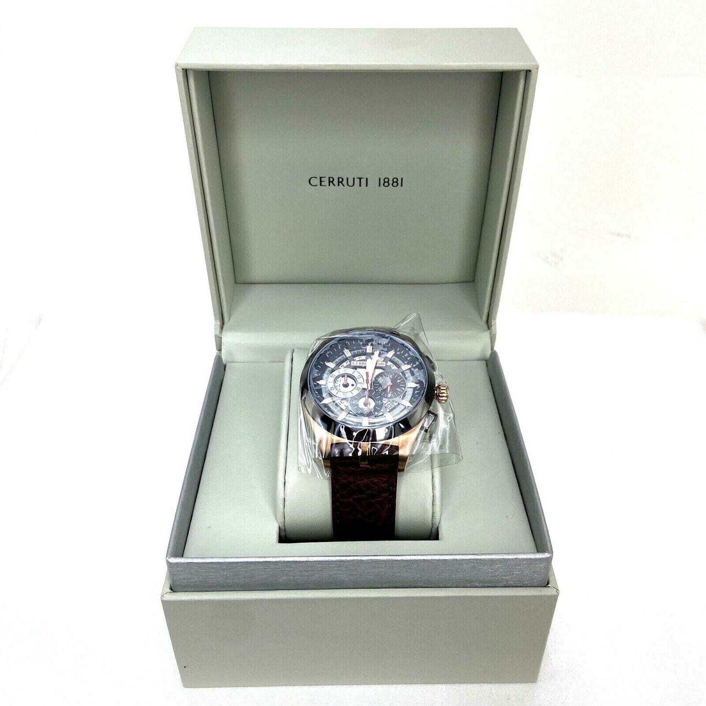 Cerruti CRA28304 Veliero Sport Classic Chronograph Men's Watch New Box Damage