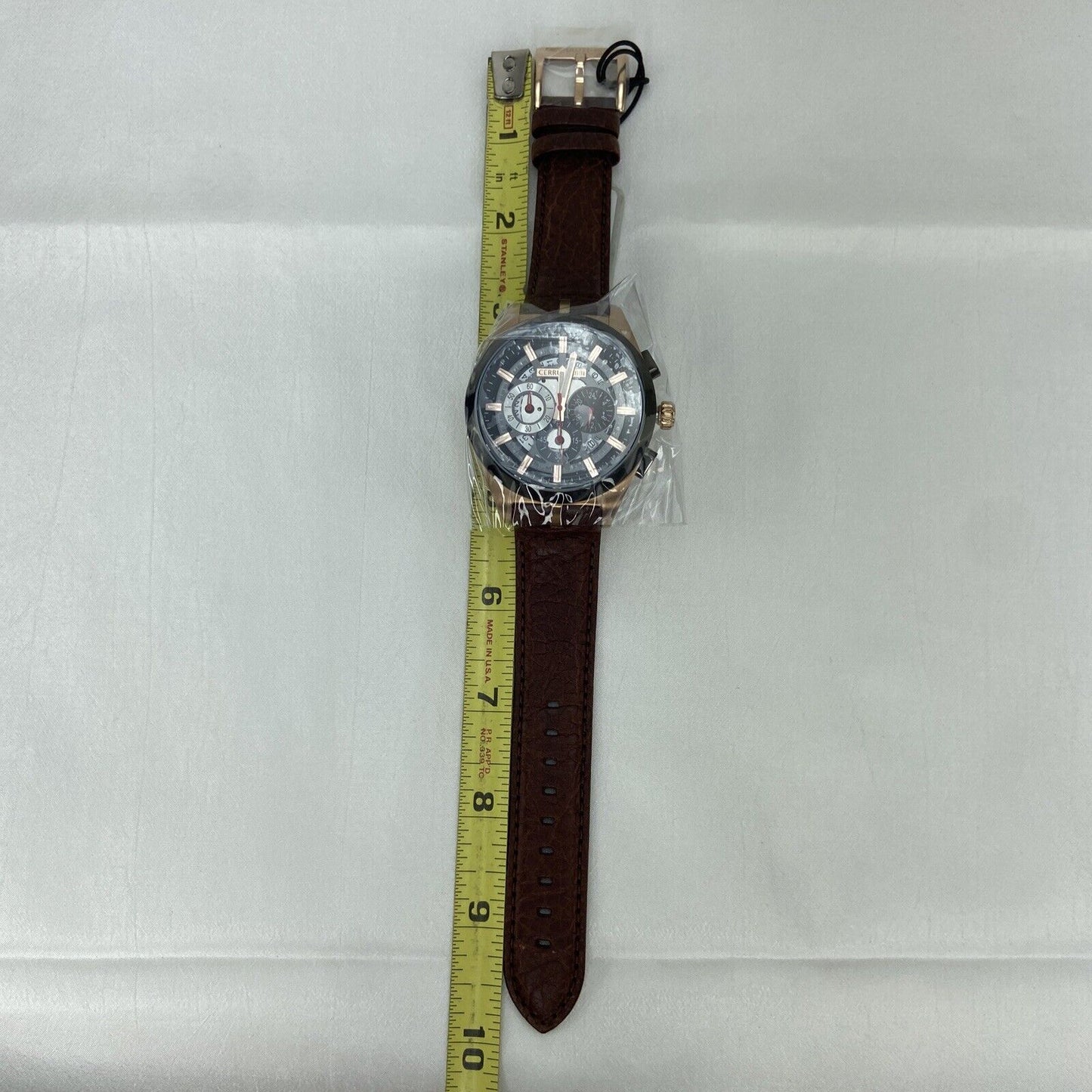 Cerruti CRA28304 Veliero Sport Classic Chronograph Men's Watch New Box Damage