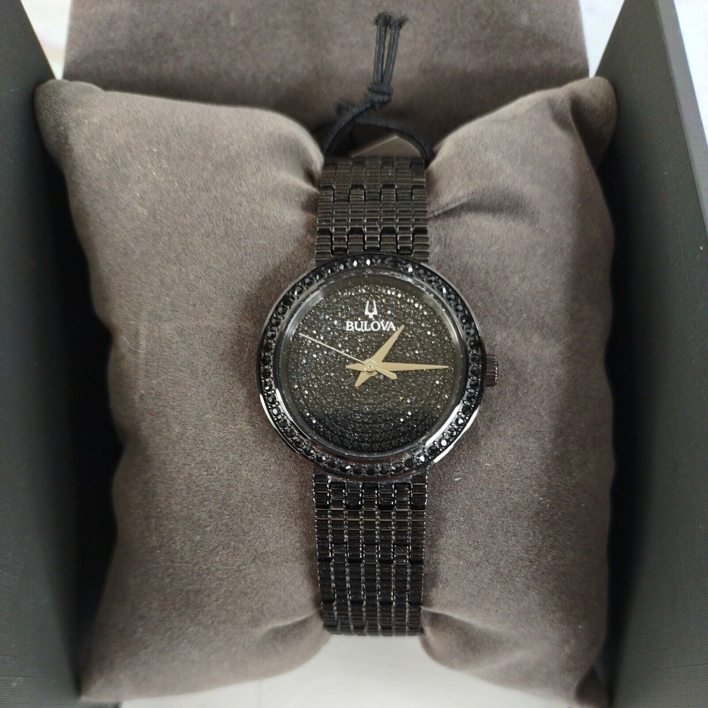 Bulova 98L279 Crystal Phantom Stainless Steel Women's Watch New With Tags/Box
