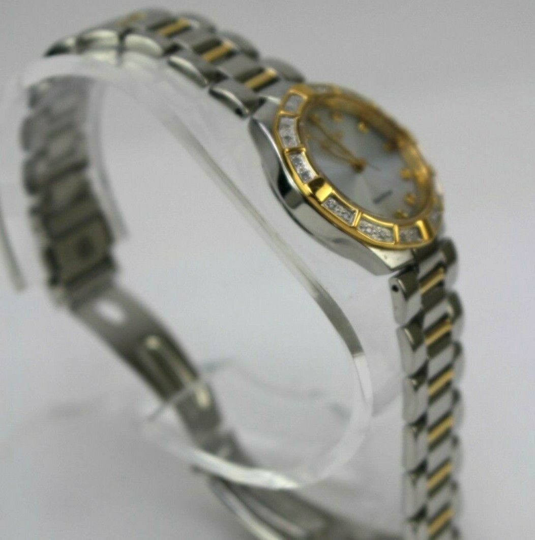 Citizen EW0894-57D Eco Drive Silhouette Swarovski Crystal Dress Watch Used