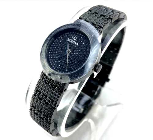 Bulova 98L279 Crystal Phantom Stainless Steel Women's Watch New With Tags/Box