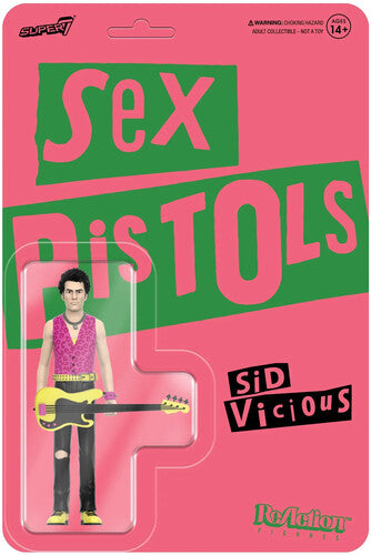 Super7 - Sex Pistols - ReAction Figures Wv 2 - Sid Vicious (Never Mind the Bollocks) (Collectible, Figure, Action Figure)