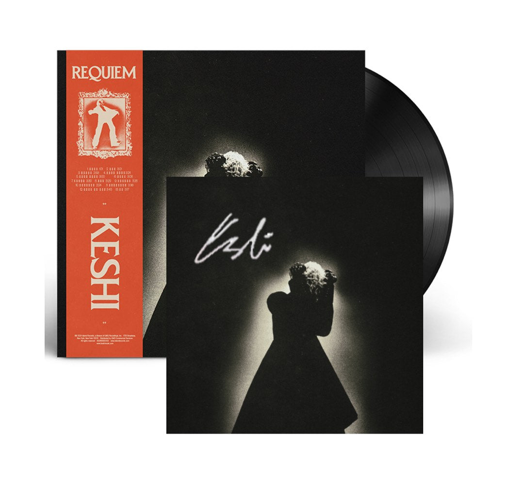 "Requiem" - (Autographed, Indie Exclusive, Black Color Vinyl, Star Signed Insert, LP) - Keshi