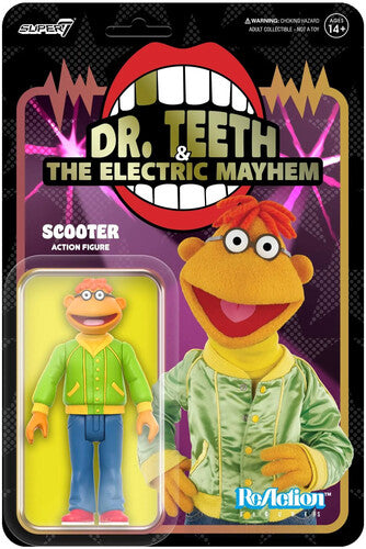 Super7 - Muppets - ReAction Figures Wave 1 - Electric Mayhem Band - Scooter (Collectible, Figure, Action Figure)