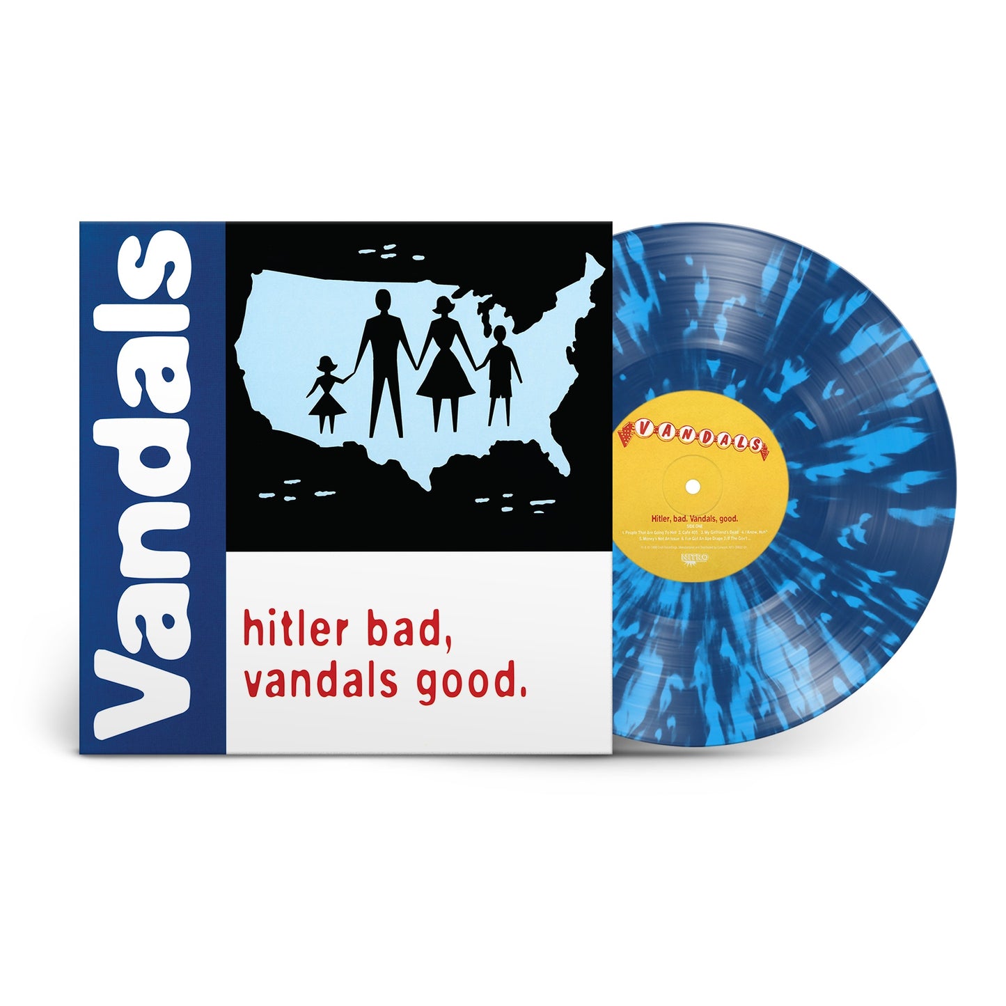 Hitler Bad, Vandals Good. (25th Anniversary Edition) [White/Blue Splatter LP]